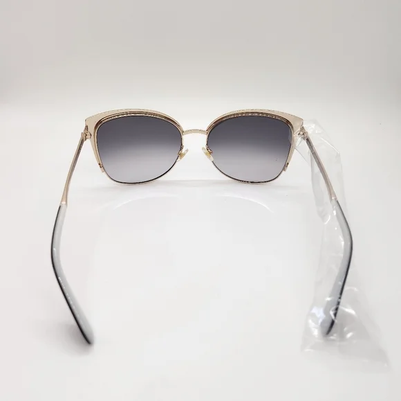 kate spade New York Genice Square Oversize Half-Rim Sunglasses NIB - Picture 3 of 8